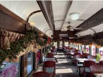  Inside the Blue Comet Car section of the Clinton Station Diner 